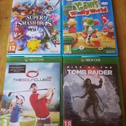 Wii u games £20 each
Tomb raider £15
Gold £15
Vr worlds £15
Drive club vr £15
Star trek £20

All brand new and sealed games