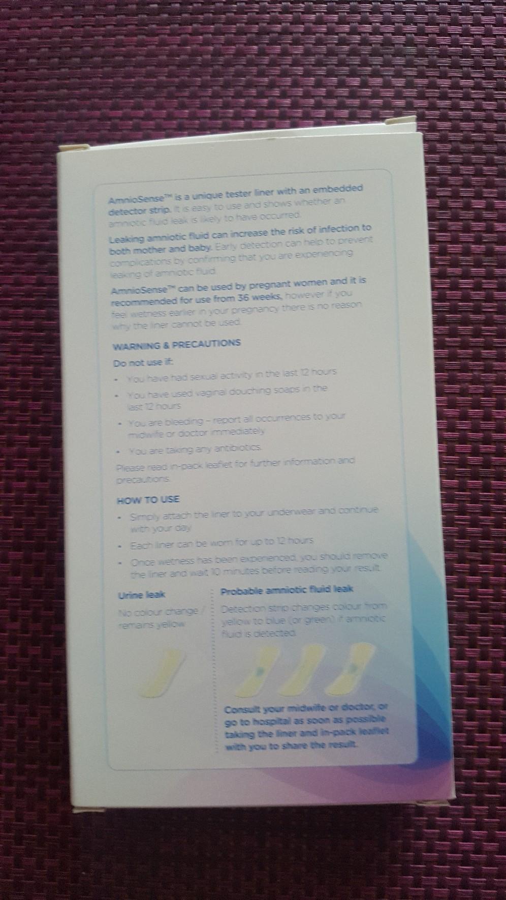 AMNIOSENSE - detection of amniotic fluid in WD25 Watford für 10,00 ...