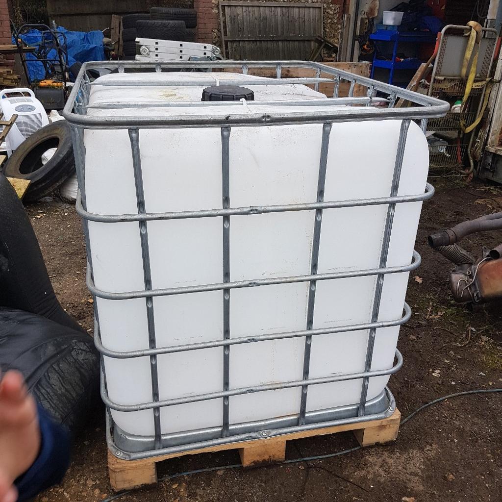 1000 Litre IBC tanks, clean tanks, in GU32 Hampshire for £35.00 for ...