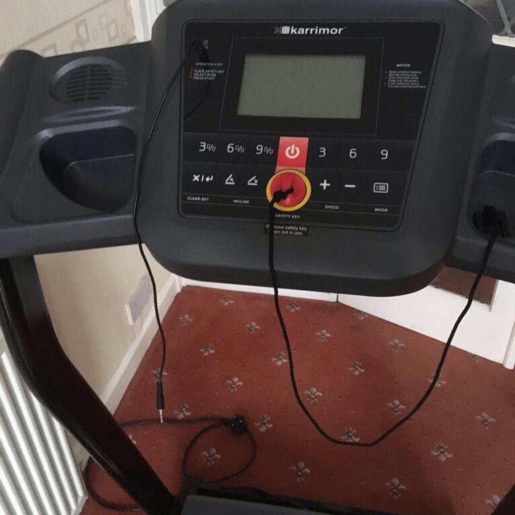 Karrimor treadmill manual sale