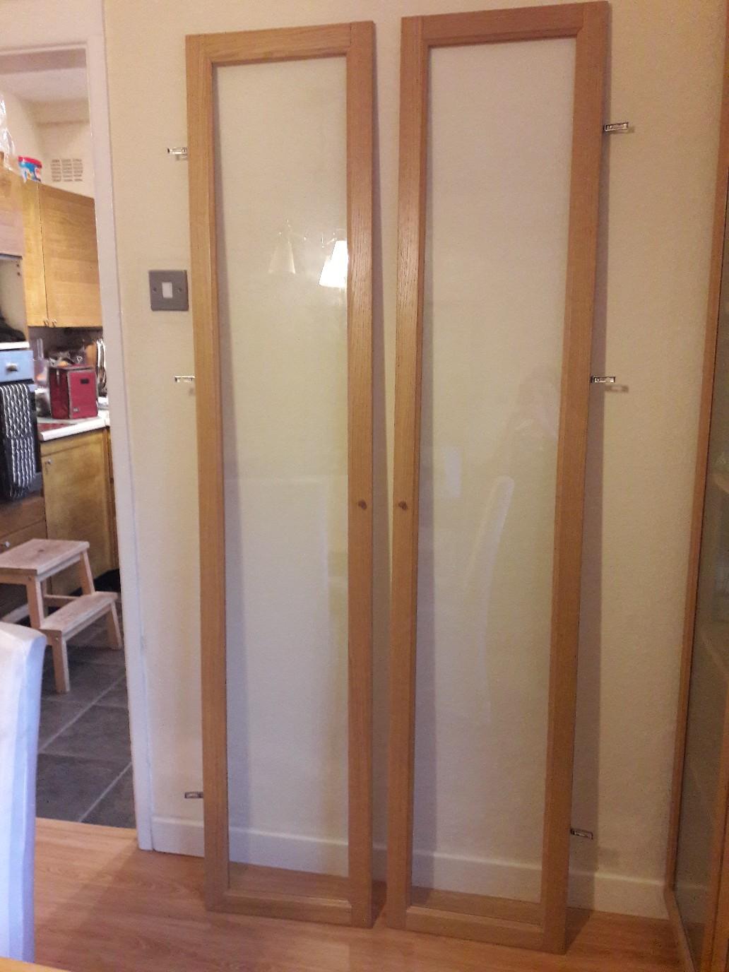Ikea Billy bookcase Byom glass doors in Bolton for £20.00 for sale Shpock