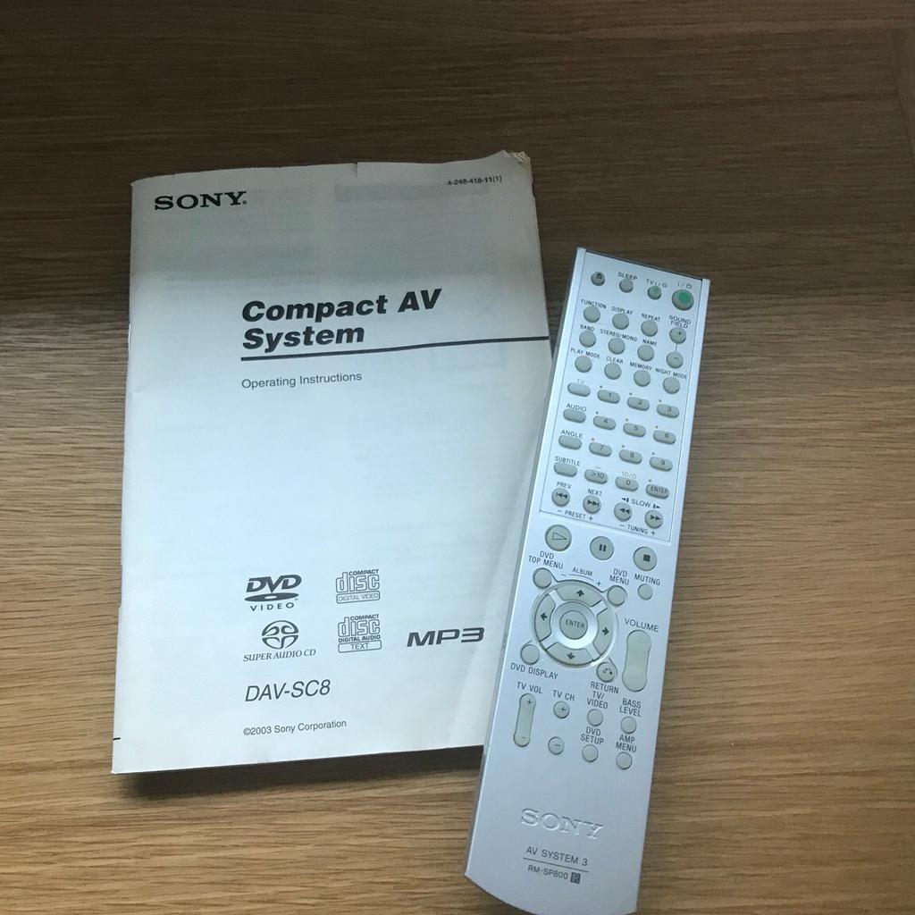 Sony Dav Sc8 _ Que vaut la chaine home cinéma SONY DAV SC8 – CDOBZY