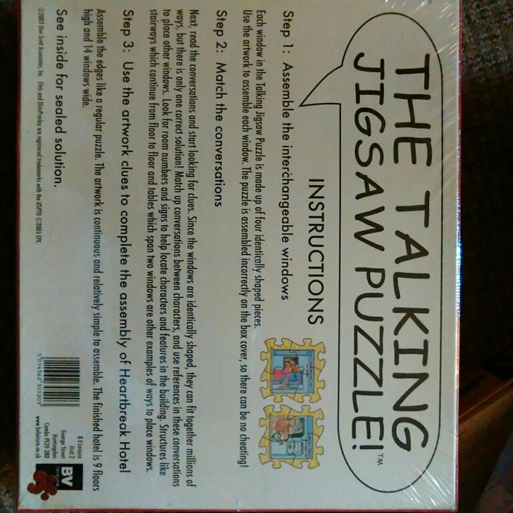 The talking jigsaw puzzle interactive in Wolverhampton for £10.00 for