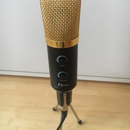 Very good condition 
Fifine Studio Recording Microphone with 3.5mm plug & stand