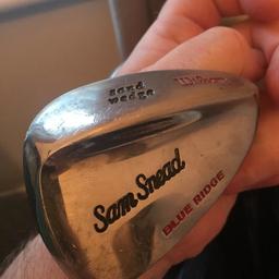 Wilson Sam Snead blue ridge Sand Wedge

Collection from Westcliff, Upminster or Brentwood or posted and carriage charged.
