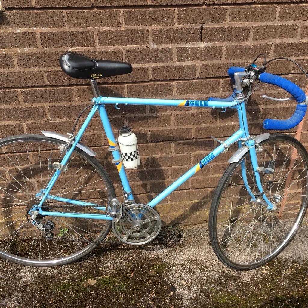 Vintage Raleigh Sun Solo Racing Cycle in TA5 Sedgemoor for 30.00