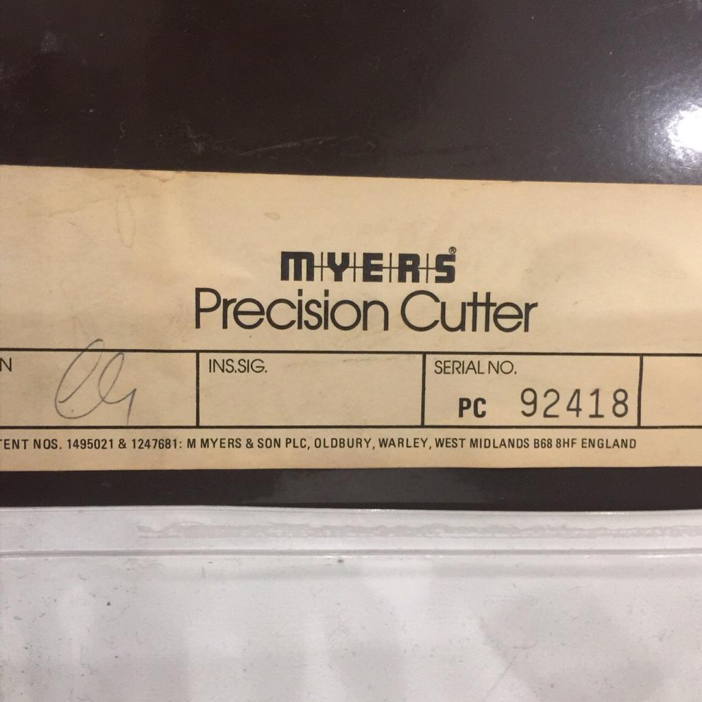 Myers Precision Cutter Guillotine 880mm in E15 Newham for £20.00 for sale Shpock