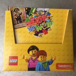 Here are 150 Pks (300 cards)Of Lego Create The World Trading Cards (Sainsbury's) Unopened