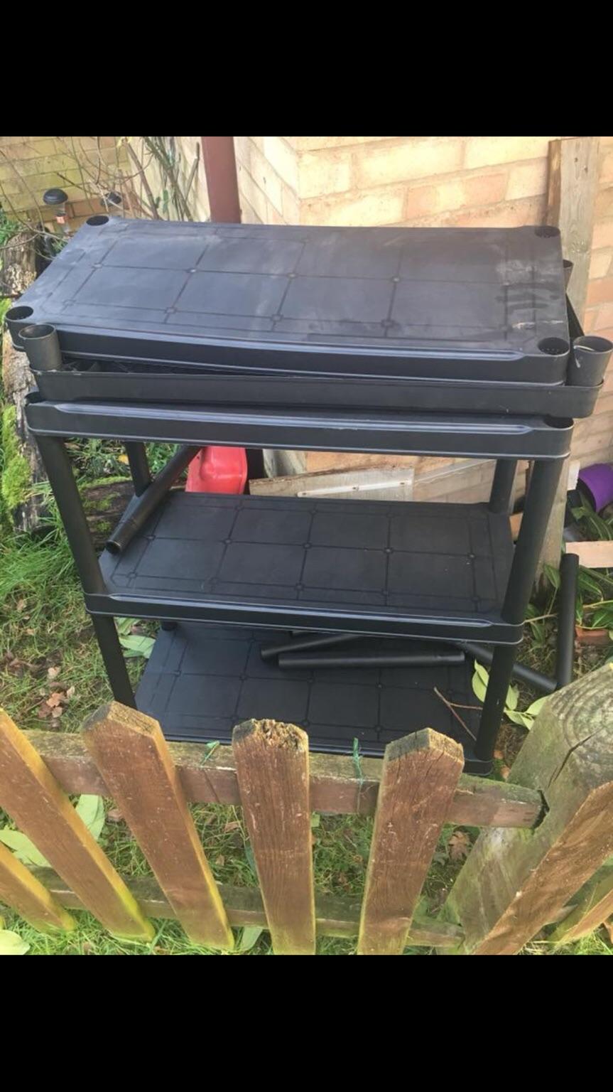 B&Q plastic shelving unit in Wealden for £20.00 for sale Shpock