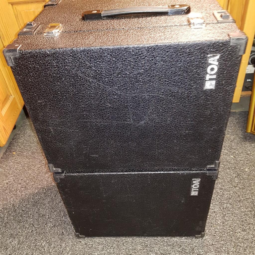 TOA rs20 PA speakers 400 watts. in Waveney für 65,00 £ zum Verkauf