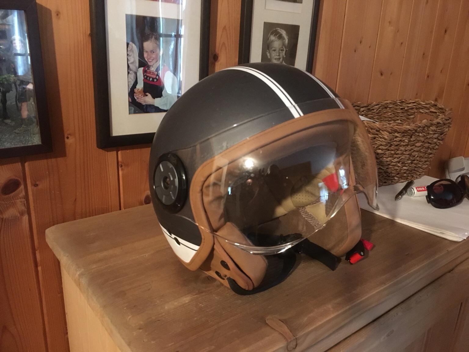 Caimcie Kinder Motorradhelm - Jethelm Mit Sonnenblende 48-58cm