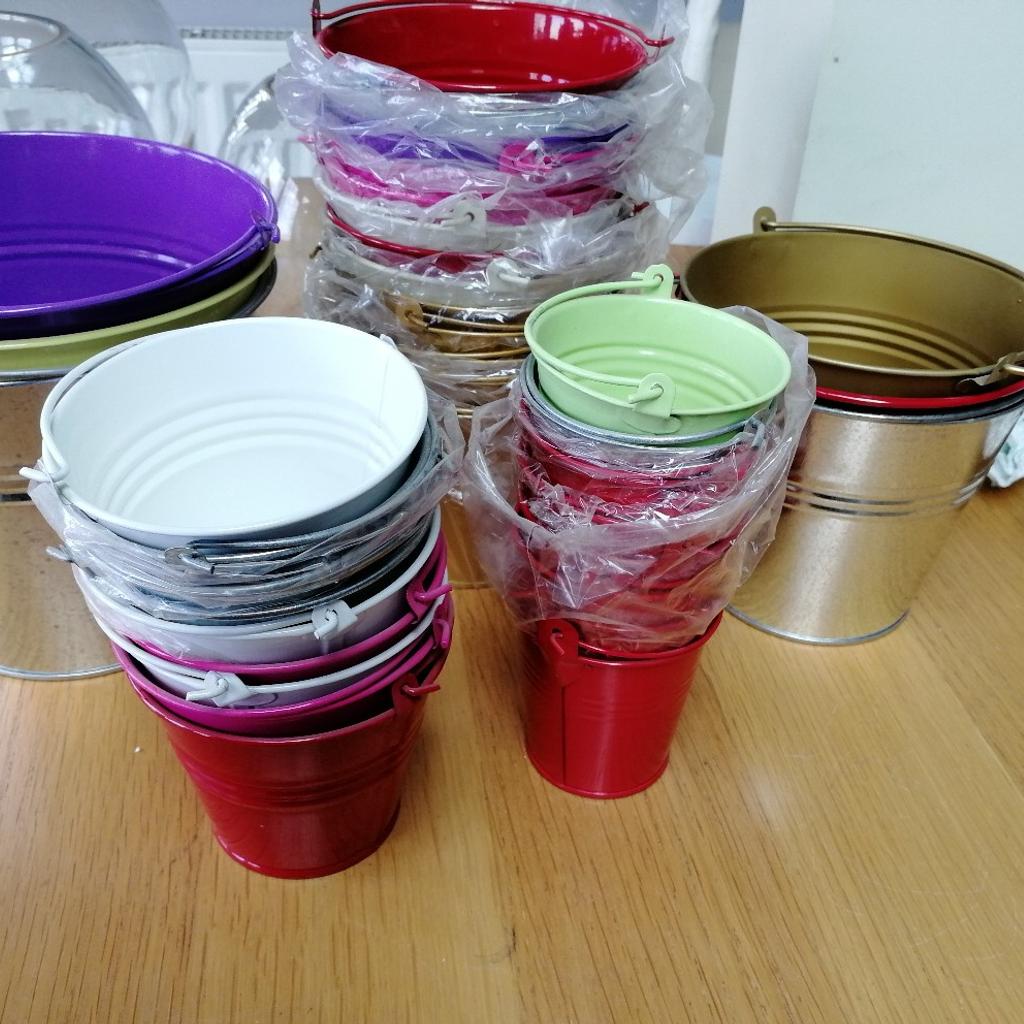Metal craft pails assorted colours and sizes in NG18 Nottinghamshire ...