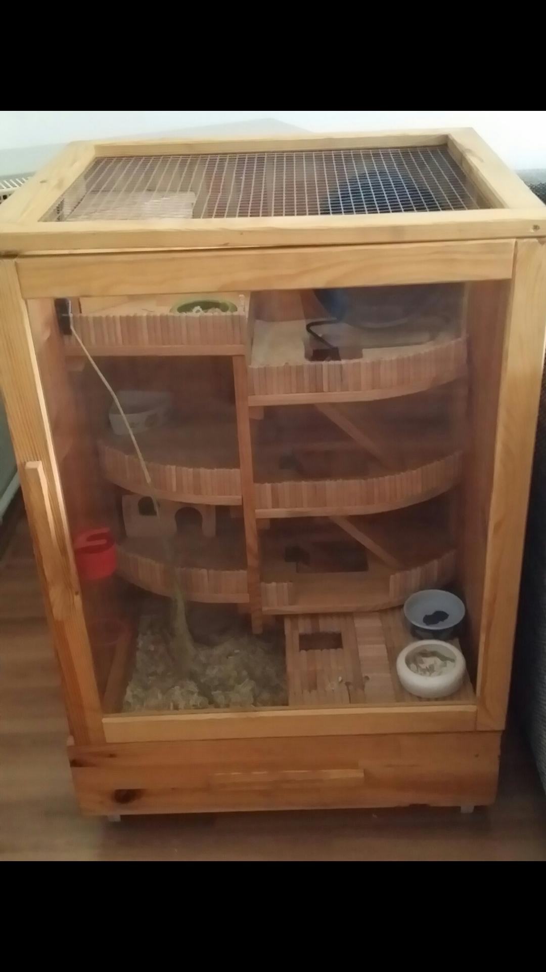 Doiyislem Igelkäfig Aus Acryl - Transparentes Gehege Für Kleintiere