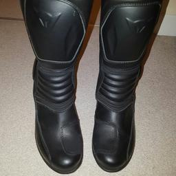 waterproof boots of leather as new just tried on
size 37 but i recommend someone with 36.5 or 36. my wife s feet became bigger after pregnancy