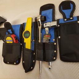 Brand new tools 4 pcs tools
5 m tape
19.21 mm ratchet
7.16 spanner
Magnetic level 250 mm
1 full set tool belt
As shown in picture
Only collection
Postal charges sign for £5