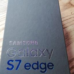 Selling a used Samsung Galaxy S7 Edge 32GB in perfect working condition. Unlocked for all networks. Original box with all accessories. No scratches. Back has been replaced by Samsung dealer.