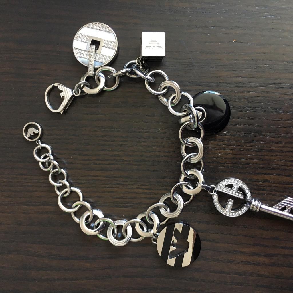 Armani on sale charm bracelet