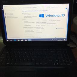 Selling for my friend. ASUS laptop it’s got 1TB hard drive 3gig of memory it’s in brilliant condition.only selling as she had updated it to windows 10 from windows 7 and things went wrong it’s all working fantastic but it comes up with windows needs activated. So it won’t let her do updates. so she is just selling it now she has a iPad so this is no longer needed. She will not take anything less than £65 has she has just had a new 1TB hard drive fitted two weeks ago no offers it’s well worth it