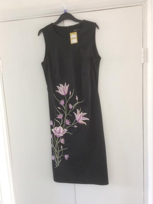 Buy & Sell South East London Bromley - Photos for Warehouse black satin dress 8