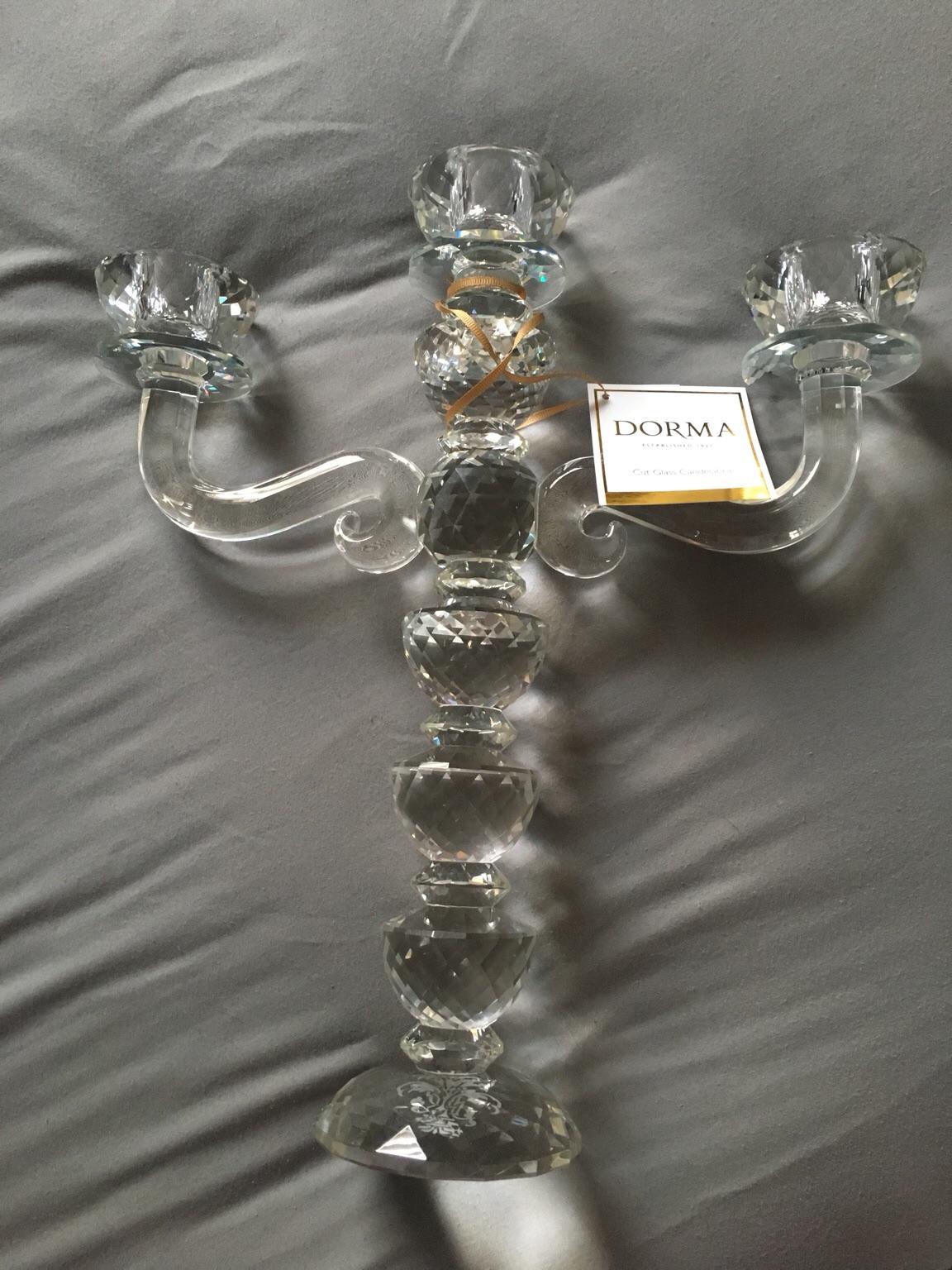 Dorma glass candelabra / candle holder in S20 Sheffield for £10.00 for