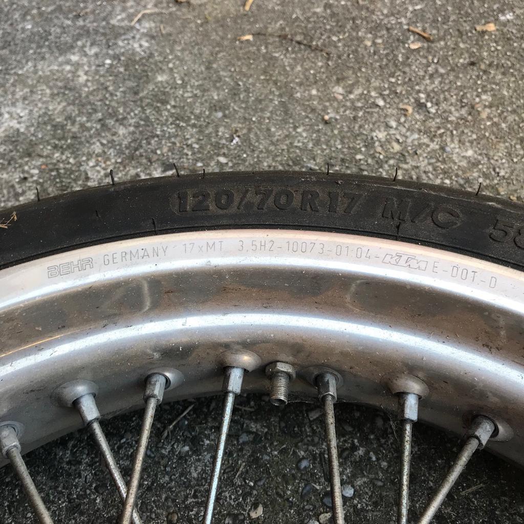 KTM Felge vorne 17" SM, SMC, Supermoto in 5280 Braunau am Inn für € 200,00 zum Verkauf Shpock AT