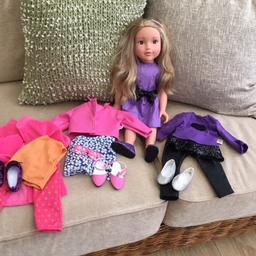 Blonde haired doll
Really good condition
Comes with 4 outfits (one being pj's)
Cash on collection
Local collection as no original box