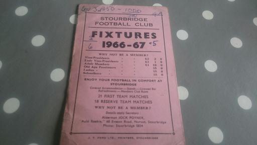 Buy & Sell West Midlands Dudley - Photos for Old Stourbridge football club fixtures