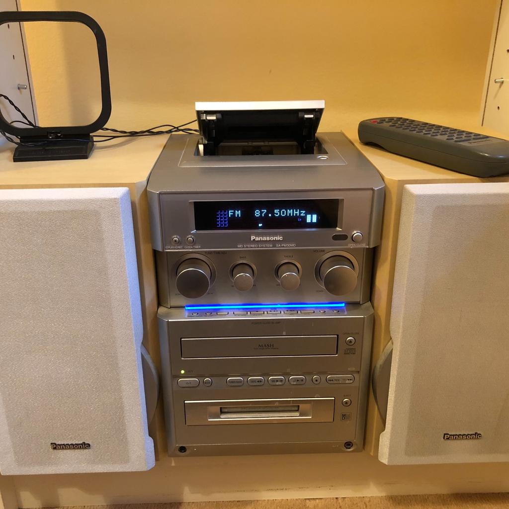 Panasonic Mini Disc Stereo System SAPM30MD in SW10 Chelsea for £65.00
