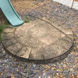 Used but intact paving circle approx 6 feet across