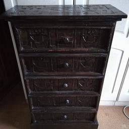 Lovely set of draws
Excellent condition
960mm h x 560mm w x 250mm d