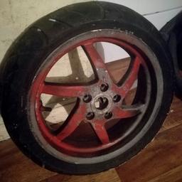 Old VX wheel still useable comes with tire it has had a bad spray job can be scrubbed off

Is what you see

Open to offers
