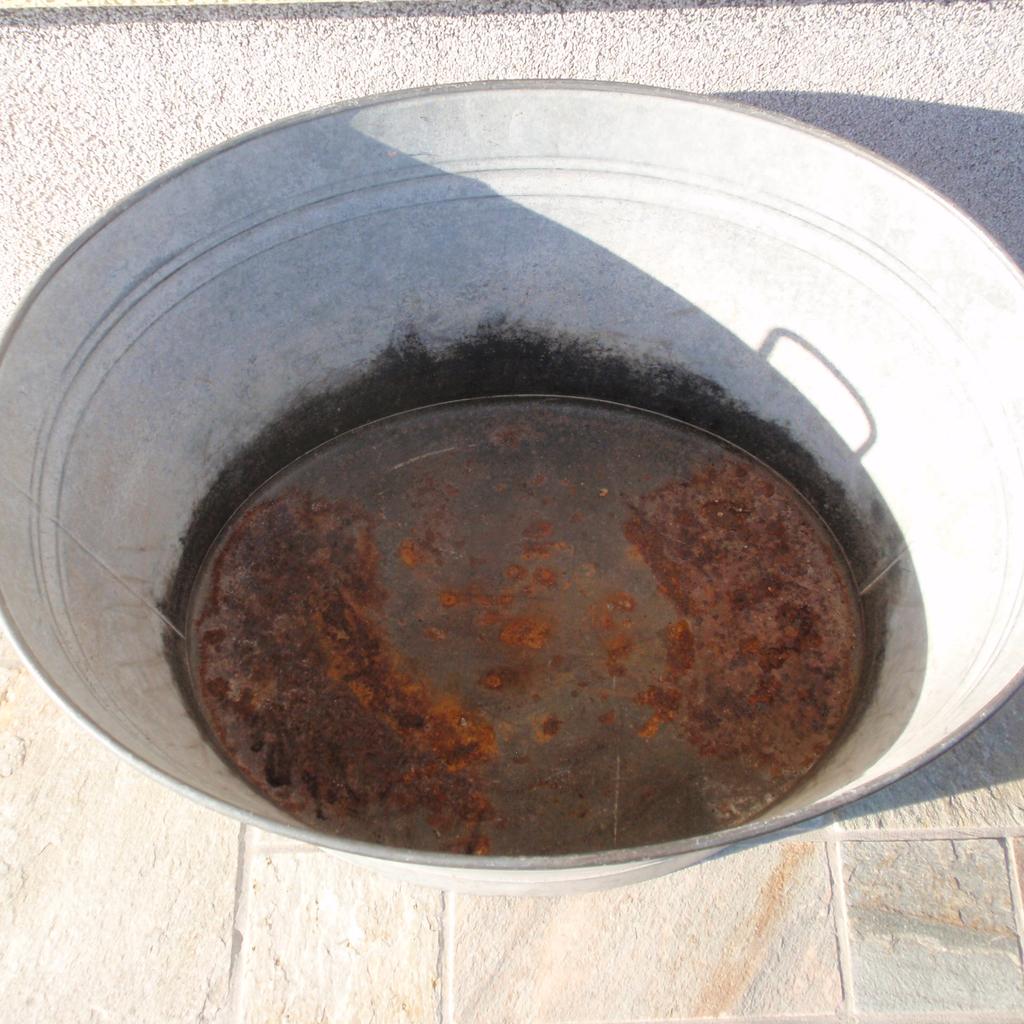 Zinnwanne 70 Liter Zinkwanne Bottich Kübel B in 4755 Zell an der Pram