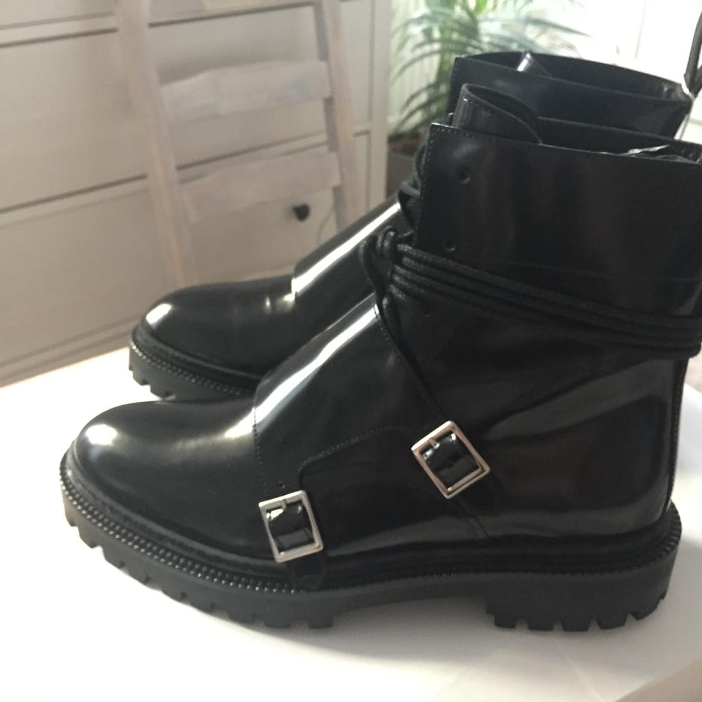 Lace up hot sale monk boots