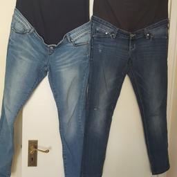 6 jeans, 2 blouses, 1 leather jacket. Sizes 10 and 12. Will fit a size 12. All used but good condition. Plenty of life in them! Jeans are topshop, asos, h&m... varolious brands.