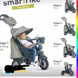 Hello selling my smart trike exactly the same but in blue colour it can be used more ways it only been used a few times selling it as my boy doesn’t want it