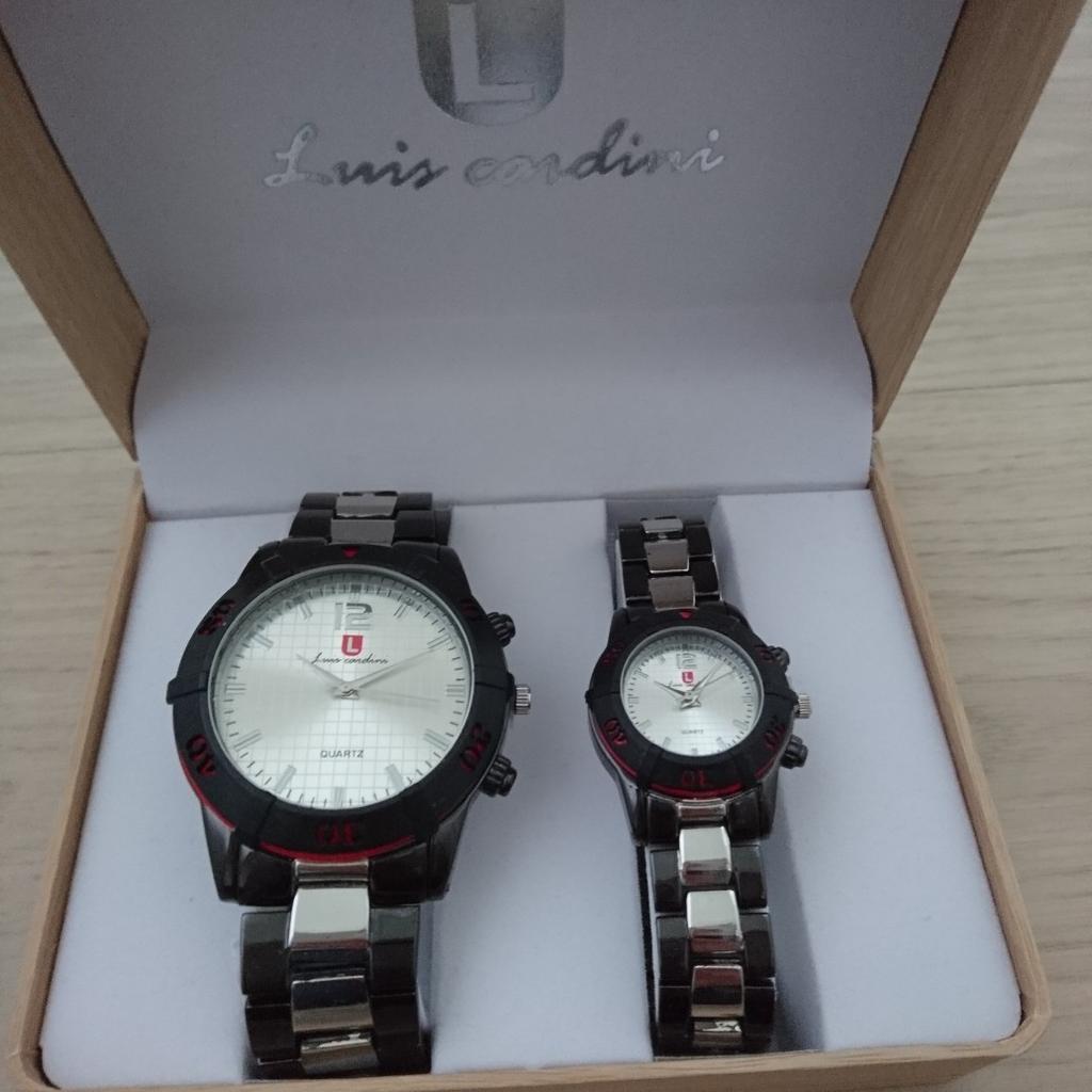 Ladies and gents watch on sale set