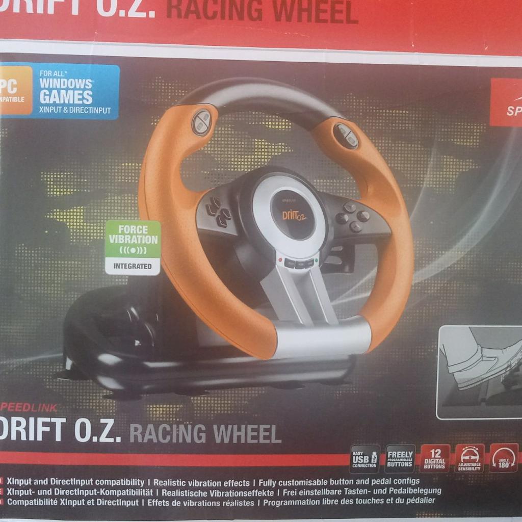 SPEEDLINK Drift O.Z. Racing Wheel with Pedal in B97 Redditch für 30,00 ...