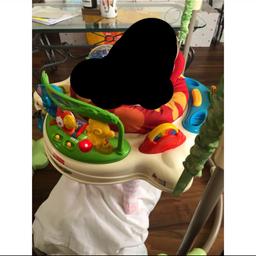 Brand new used once for baby but doesn’t like it whatsoever 

Sings and makes a noise with the toys and is a rain forest theme suitable for boys and girls 
Toys are detachable and animals at the side for stimulation 

£30