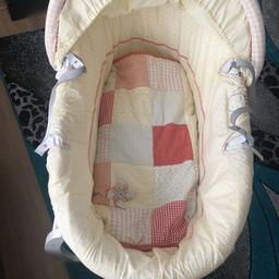 Hi im giving away a moses basket and stand free to collecter