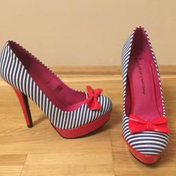 Verkaufe diese neuen High Heels von Ladystar by Daniela Katzenberger in Größe 37; die Schuhe wurden kein einziges Mal getragen.
Gewährleistung ausgeschlossen.
Nur Selbstabholung.