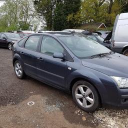 Ford focus hatchback
1.8 petrol
Manual
116k 
Mot march 2019
Starts drives well 
Bit damage to screen and bonnet 
Open to sensible offer 
Please call between 8am 5pm Monday to Friday to arrange viewing or test drive 
07539796627