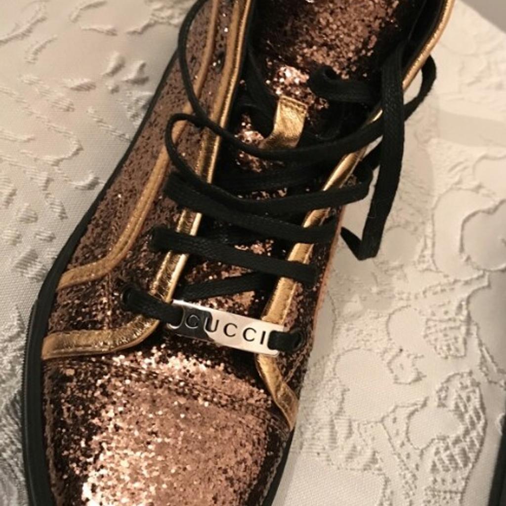 Gucci Schuhe High Top Sneaker glitzer 37,5 in 46485 Wesel for €350.00 for sale Shpock