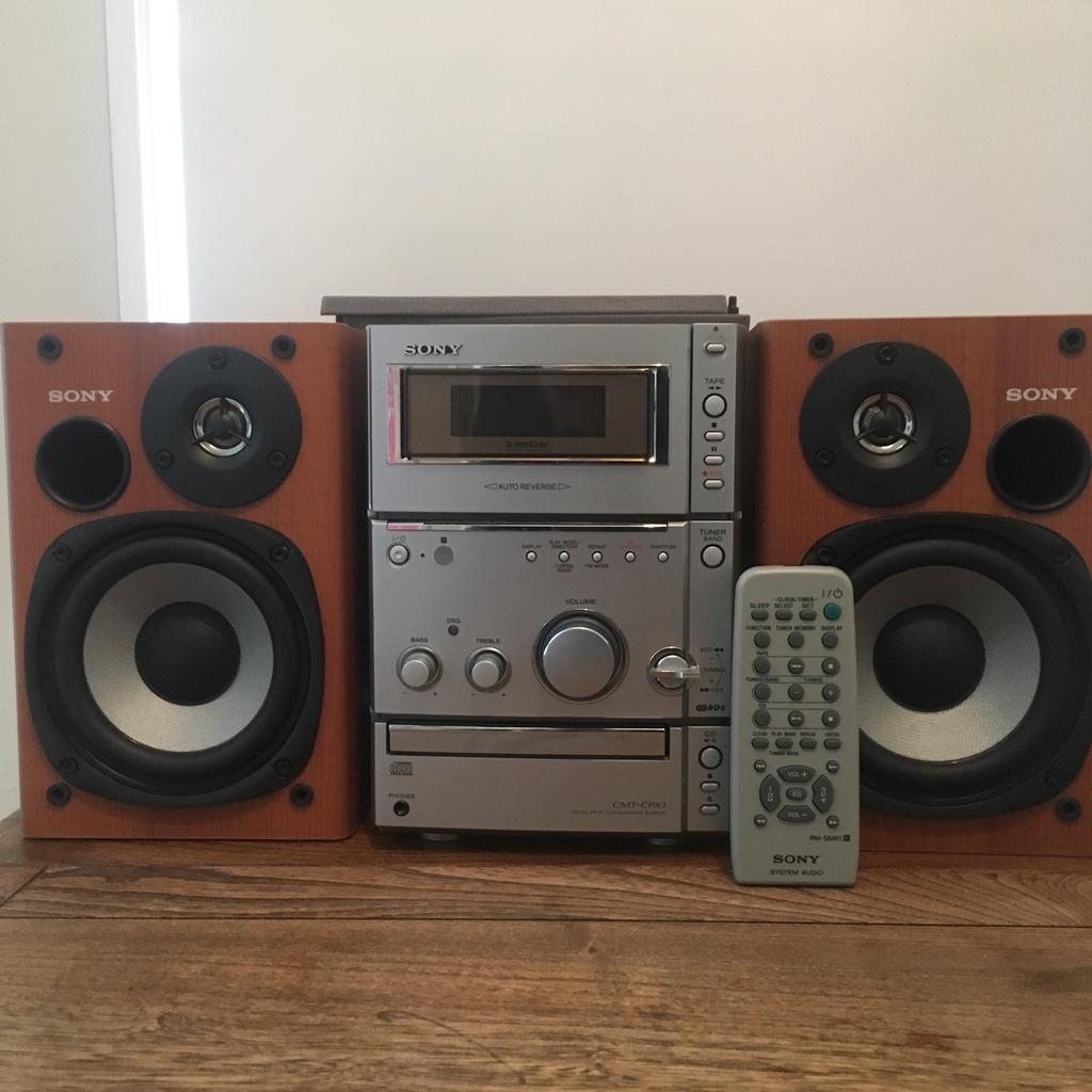 Sony mini hifi cmt-cpx1 cd, radio, tape in W3 Fulham for £40.00 for ...