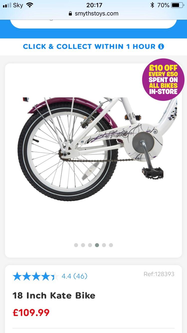 Smyths kate discount bike