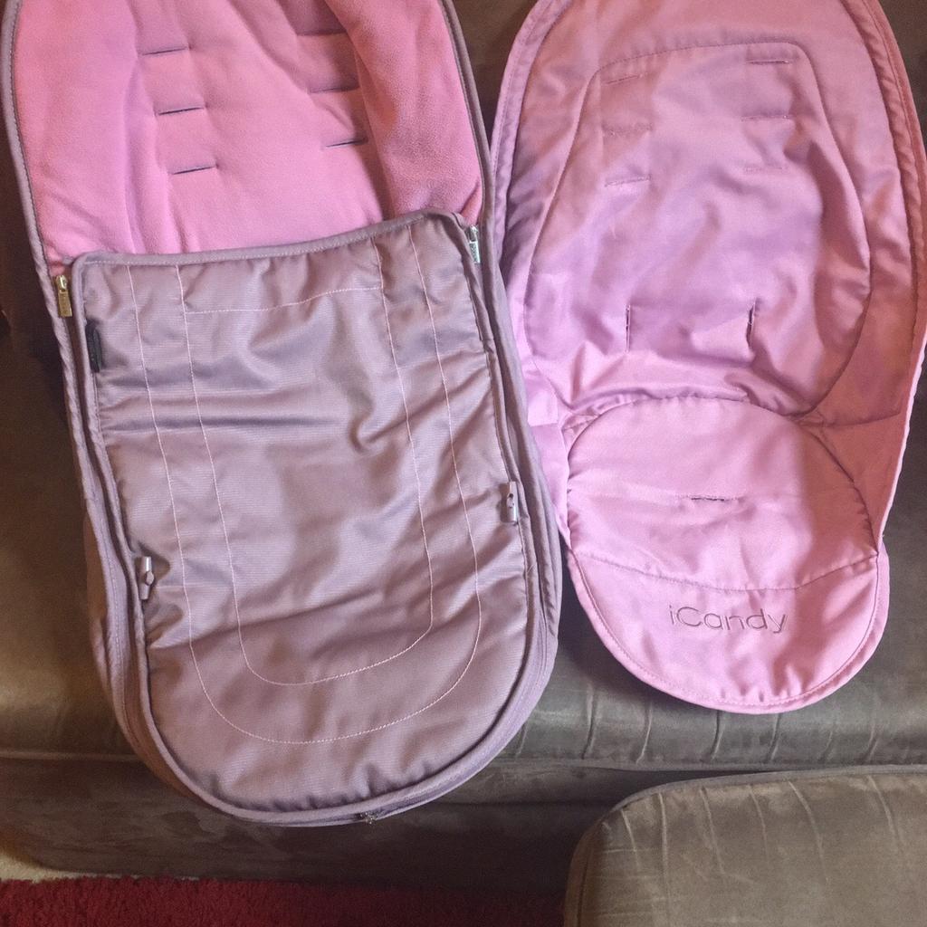 iCandy Peach Marshmallow Footmuff Seat Liner in E7 London Borough