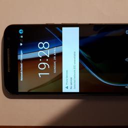 Motorola G4. Overall in good condition. Does have a few marks on the case and screen. Works perfectly though. Locked to Tesco. Decent spec smartphone.