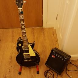 Guitar amp leads and stand