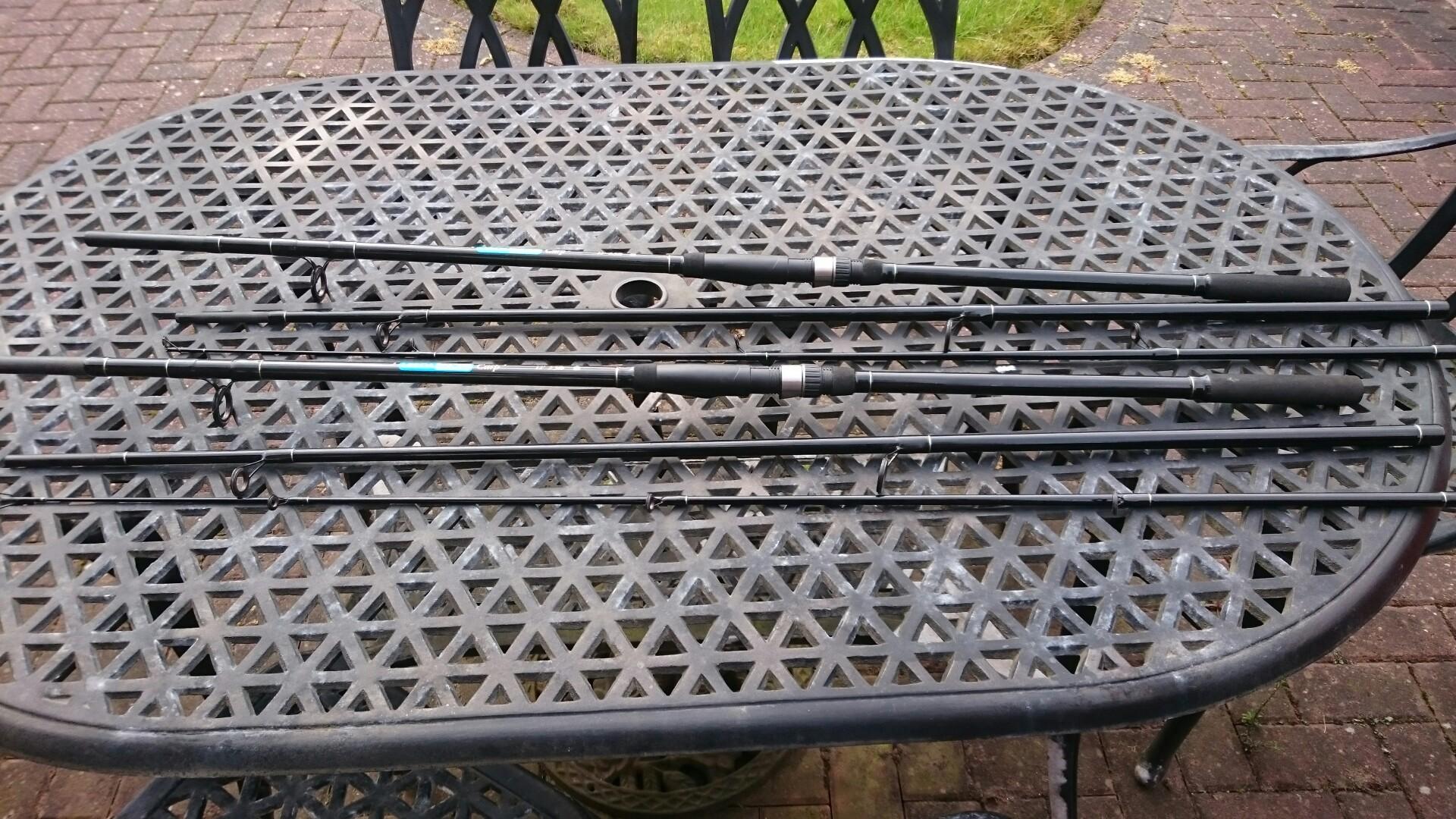 2X12 FT CARP FISHING RODS 2.5 LB TEST CURVE. in Wigan for £20.00 for