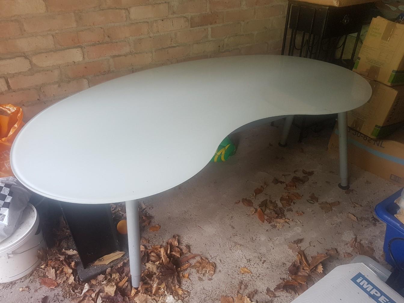 Ikea kidney store bean desk