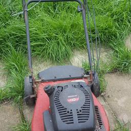 Petrol lawn mower needs liking at spares or repair I know there is not a lot wrong with it at all hence the price